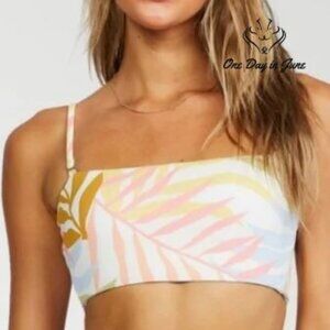 Billabong Tropic Jungle Sunny Reversible Bikini Top Size L